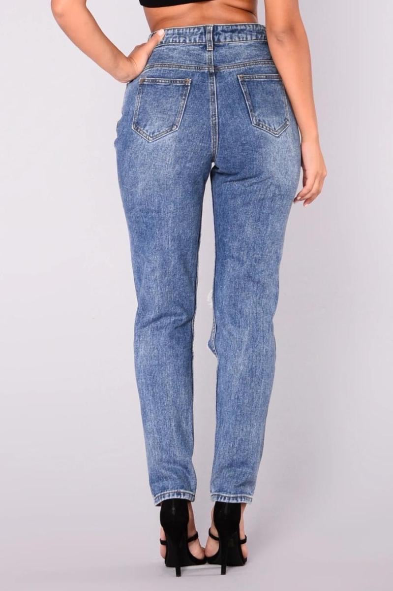 Trendy Distressed Denim Jeans for Women