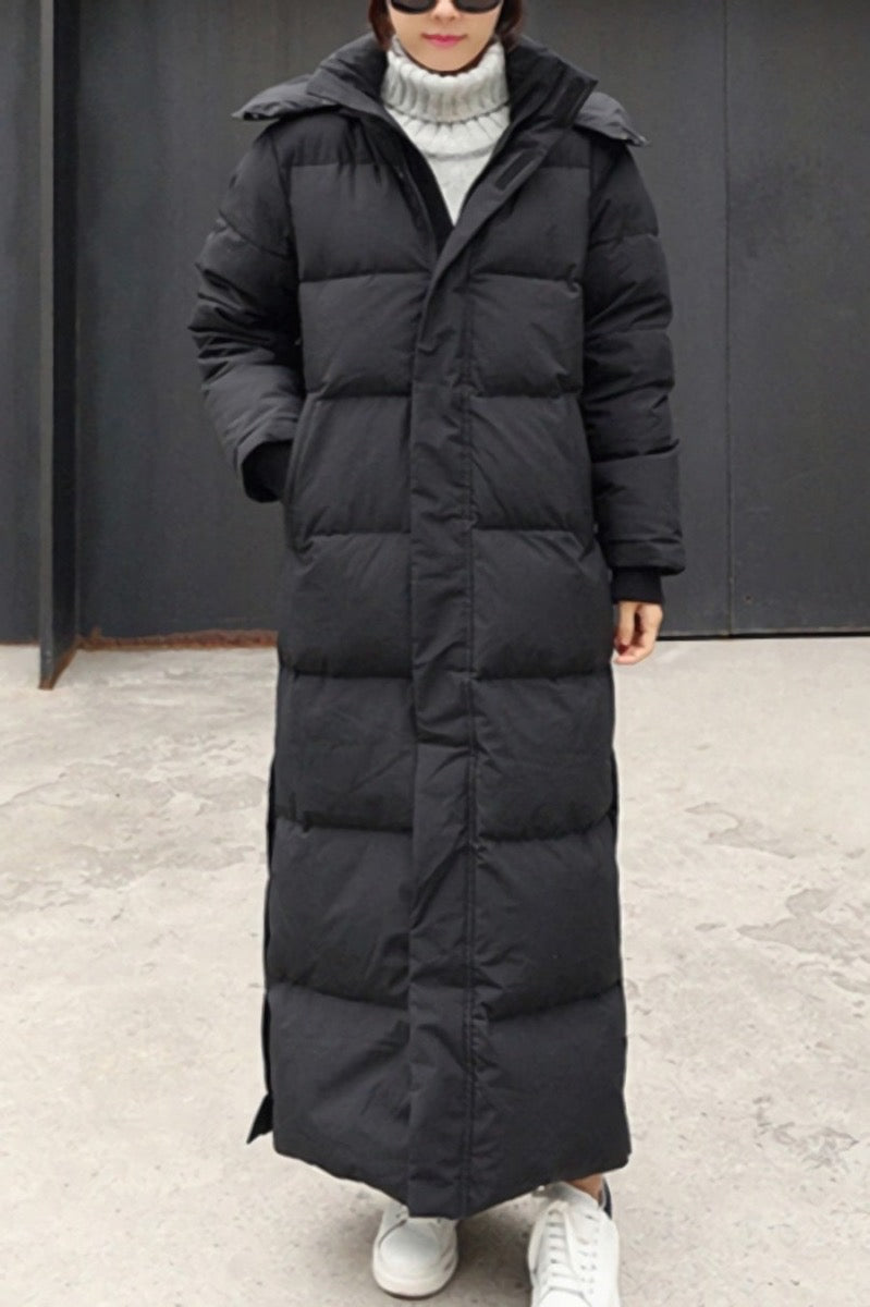 Black Down Jacket, Winter Coat, Warm, Stylish, Casual