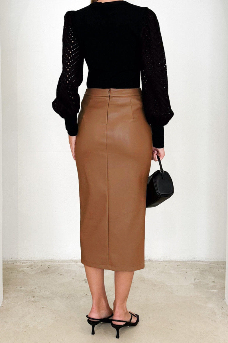 Stylish Leather Skirt, Perfect for Any Occasion